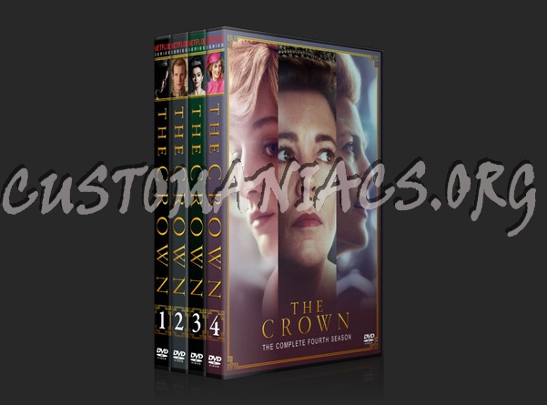 The Crown - Seasons 1-4 dvd cover