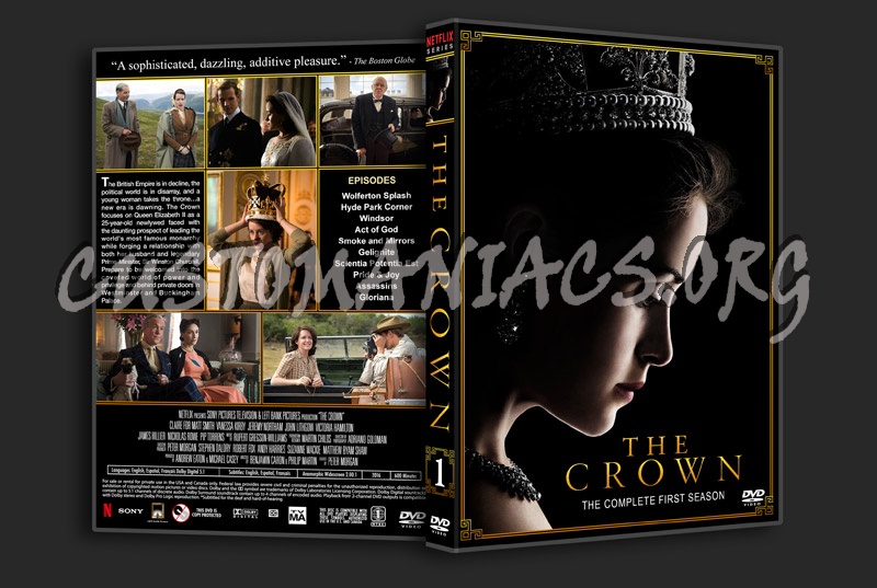 The Crown - Seasons 1-4 dvd cover