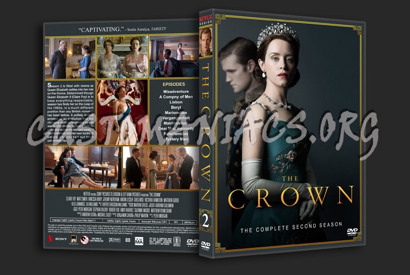 The Crown - Seasons 1-4 dvd cover