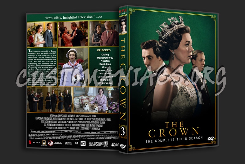 The Crown - Seasons 1-4 dvd cover