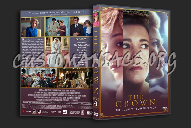 The Crown - Seasons 1-4 dvd cover