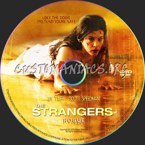 The Strangers dvd label