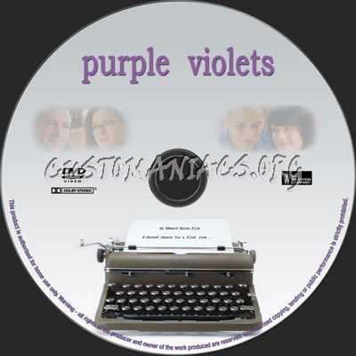 Purple Violets dvd label