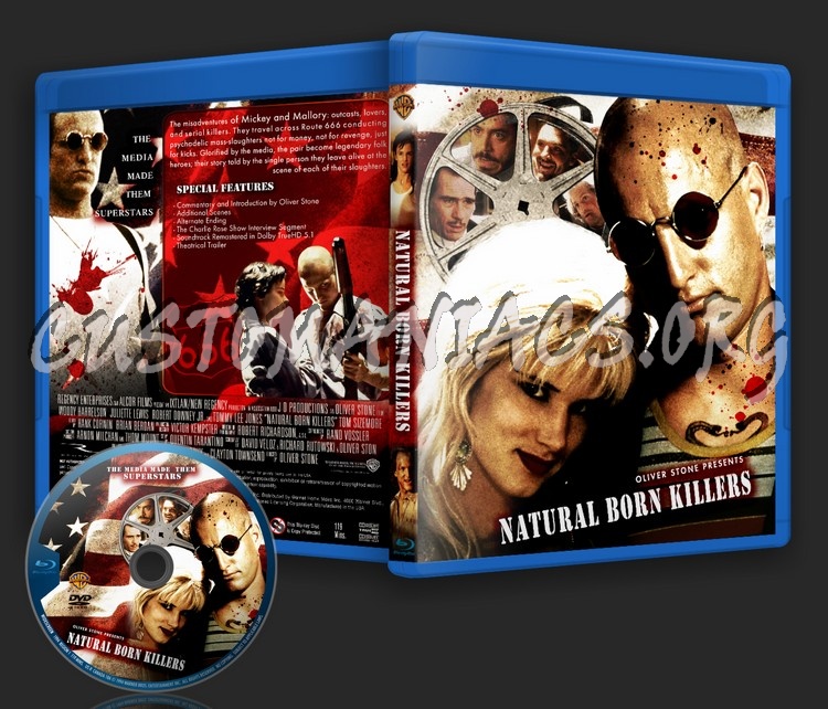 Natural Born Killers blu-ray cover