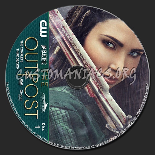 The Outpost Season 3 dvd label