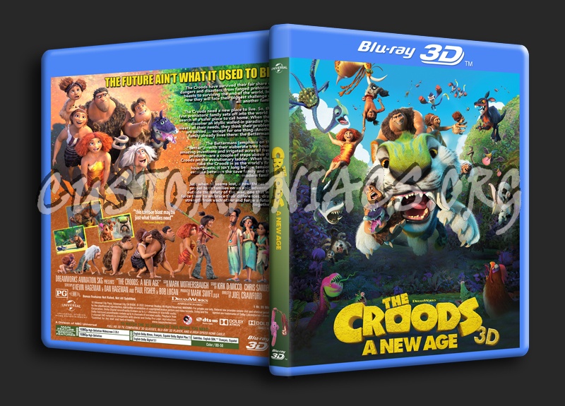 The Croods: A New Age 3D dvd cover