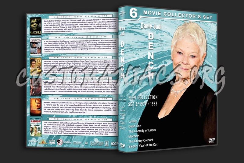 Judi Dench Filmography - Set 2 (1974-1983) dvd cover