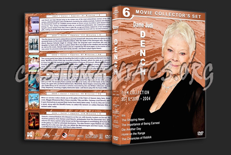 Judi Dench Filmography - Set 6 (2001-2004) dvd cover