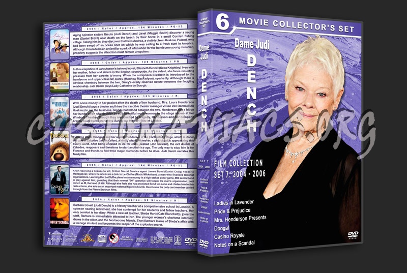 Judi Dench Filmography - Set 7 (2004-2006) dvd cover