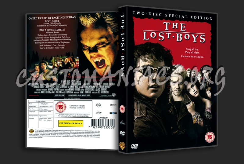 The Lost Boys dvd cover