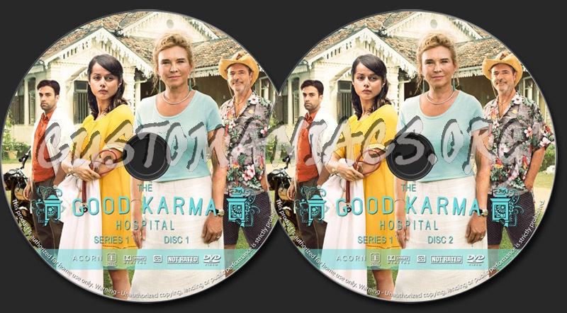 The Good Karma Hospital - Series 1 dvd label