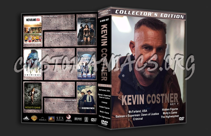 Kevin Costner Collection - Set 7 dvd cover
