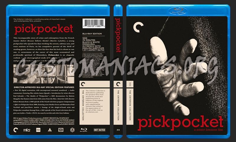 314 - Pickpocket blu-ray cover