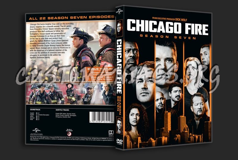 Chicago Fire Season 7 dvd cover