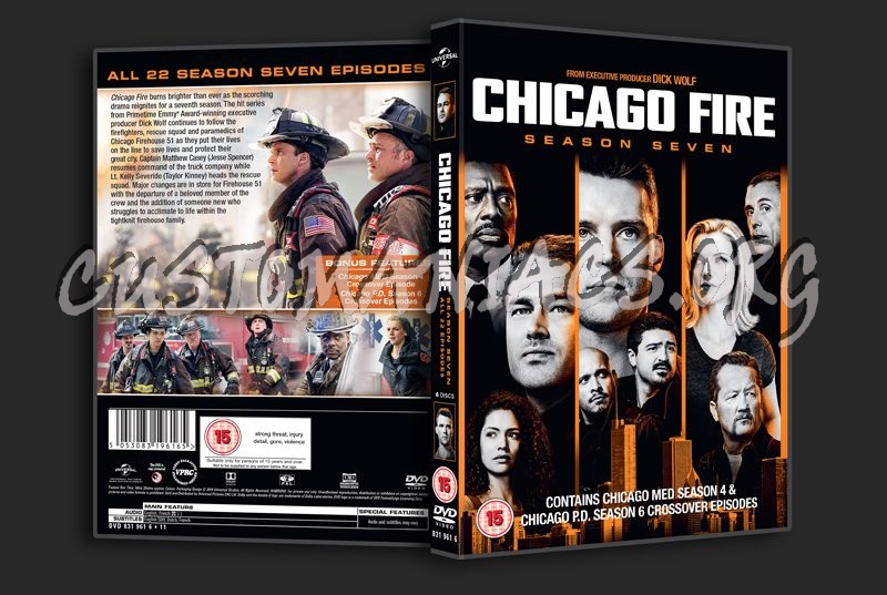 Chicago Fire Season 7 dvd cover