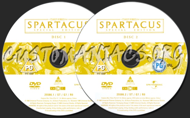 Spartacus dvd label