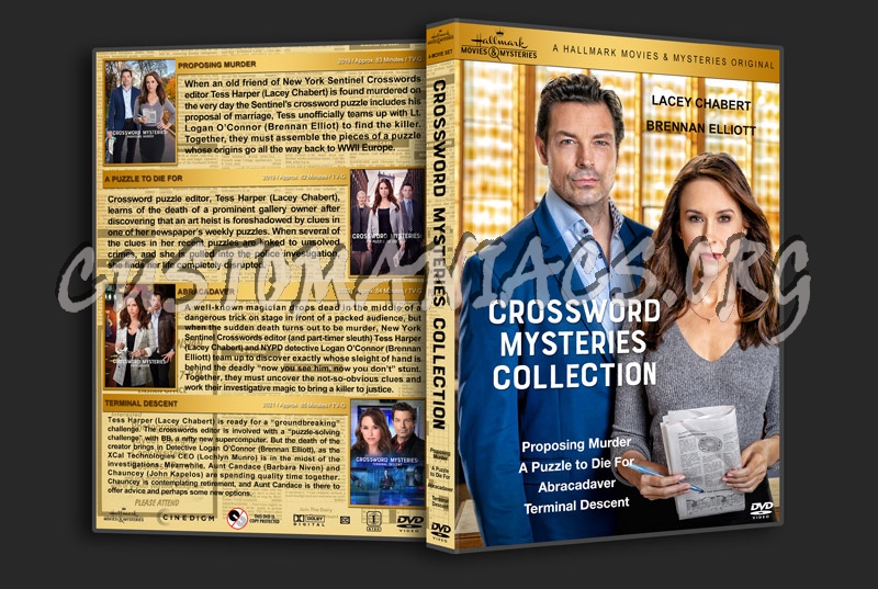 Crossword Mysteries Collection dvd cover
