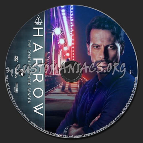 Harrow Season 3 dvd label