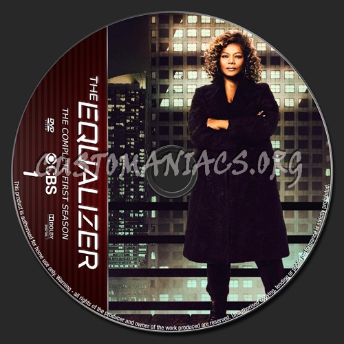 The Equalizer Season 1 dvd label