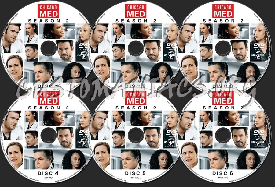 Chicago Med Season 2 dvd label