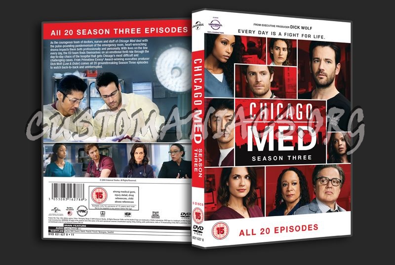 Chicago Med Season 3 dvd cover