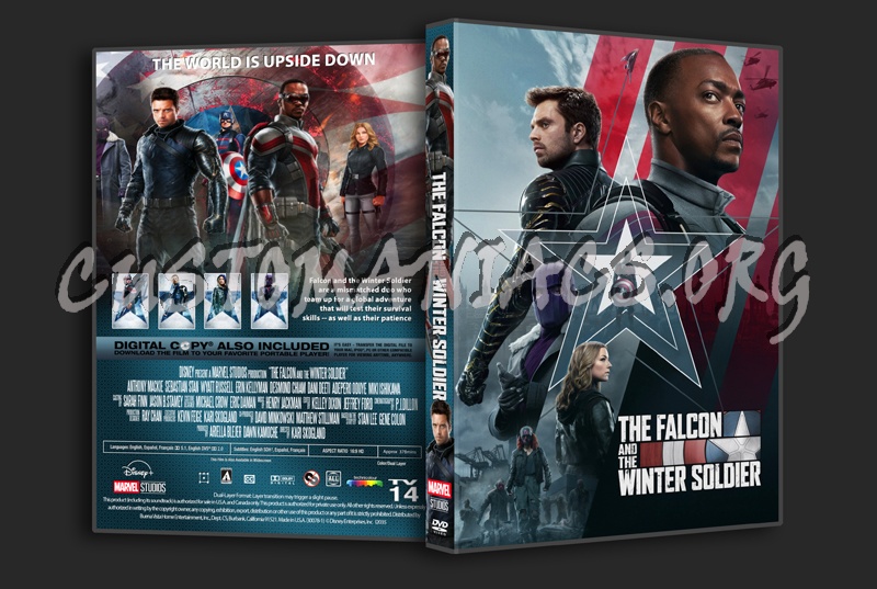 The Falcon And The Winter Soldier Season 1 dvd cover