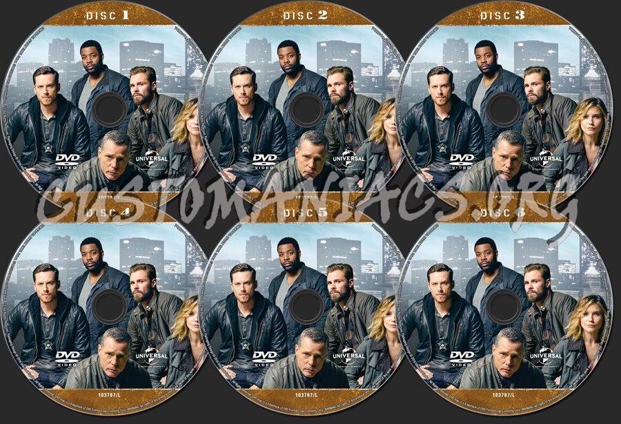 Chicago PD Season 3 dvd label