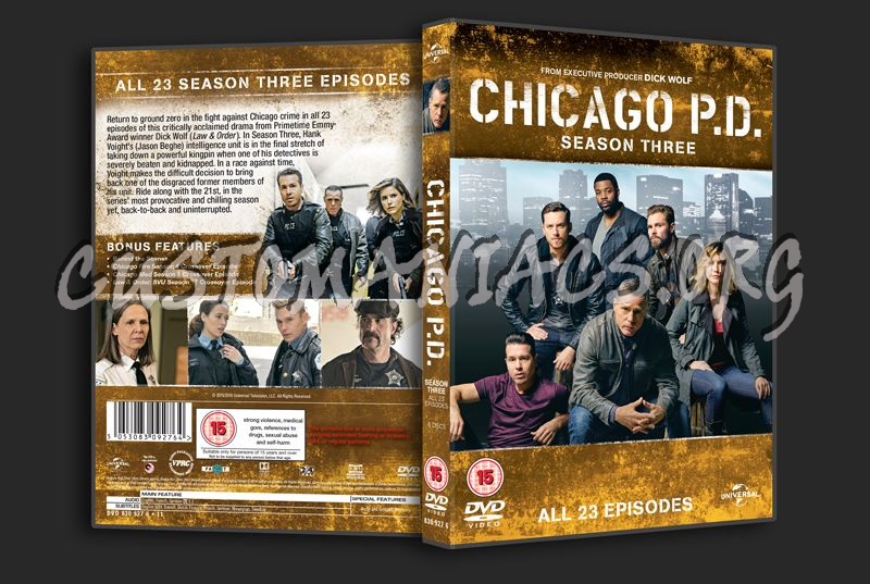 Chicago PD Season 3 dvd cover
