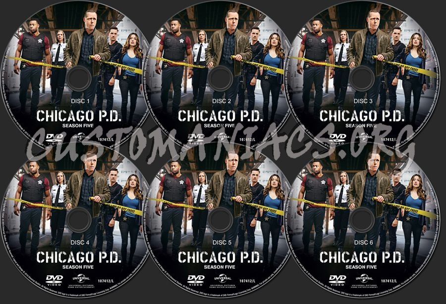 Chicago PD Season 5 dvd label