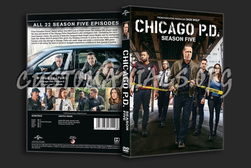 Chicago PD Season 5 dvd cover