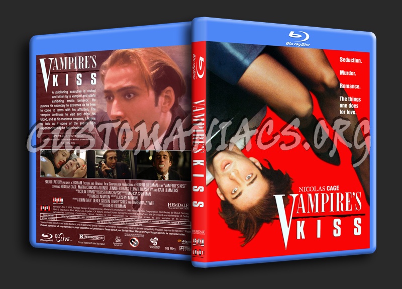 Vampire's Kiss blu-ray cover