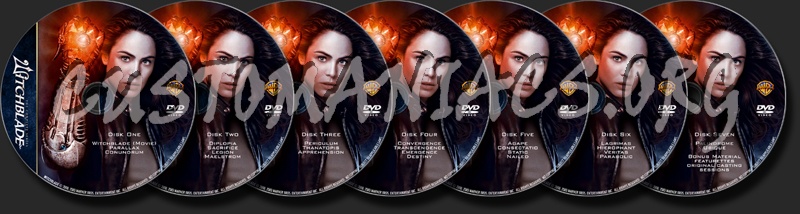 Witchblade Complete Series dvd label