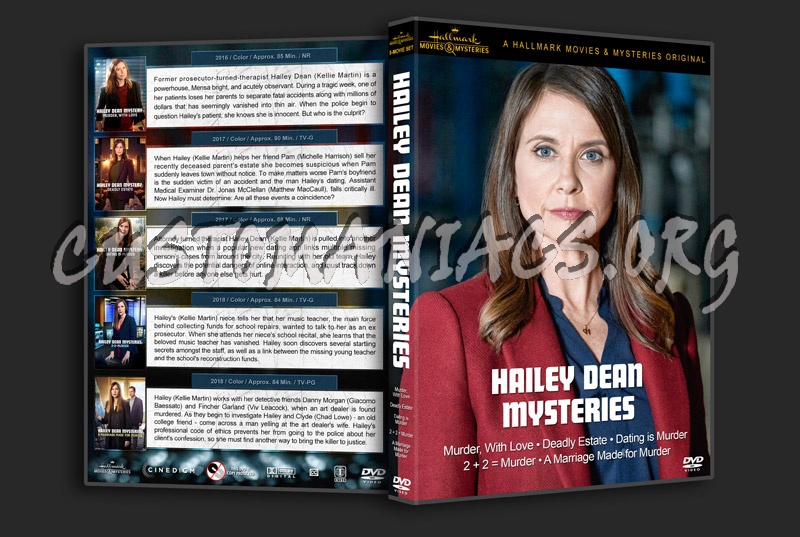 Hailey Dean Mysteries - Volume 1 dvd cover