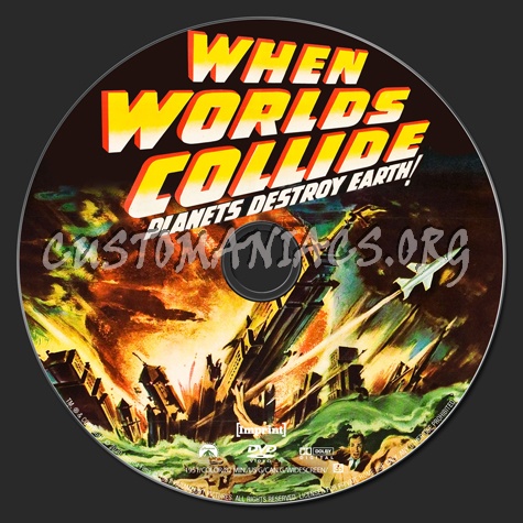 When Worlds Collide (1951) dvd label