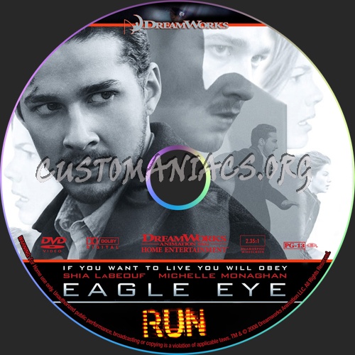 Eagle Eye dvd label