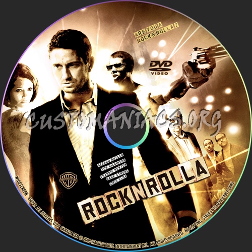 RocknRolla dvd label