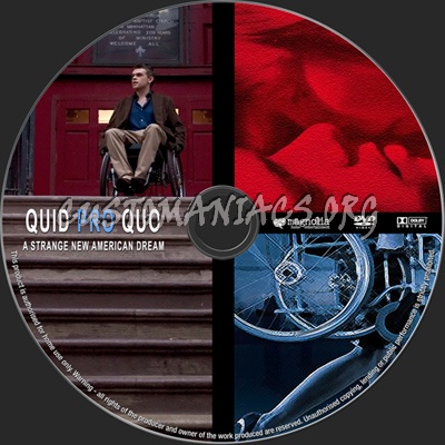 Quid Pro Quo dvd label