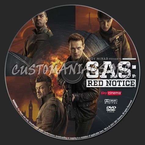 SAS: Red Notice (2021) dvd label