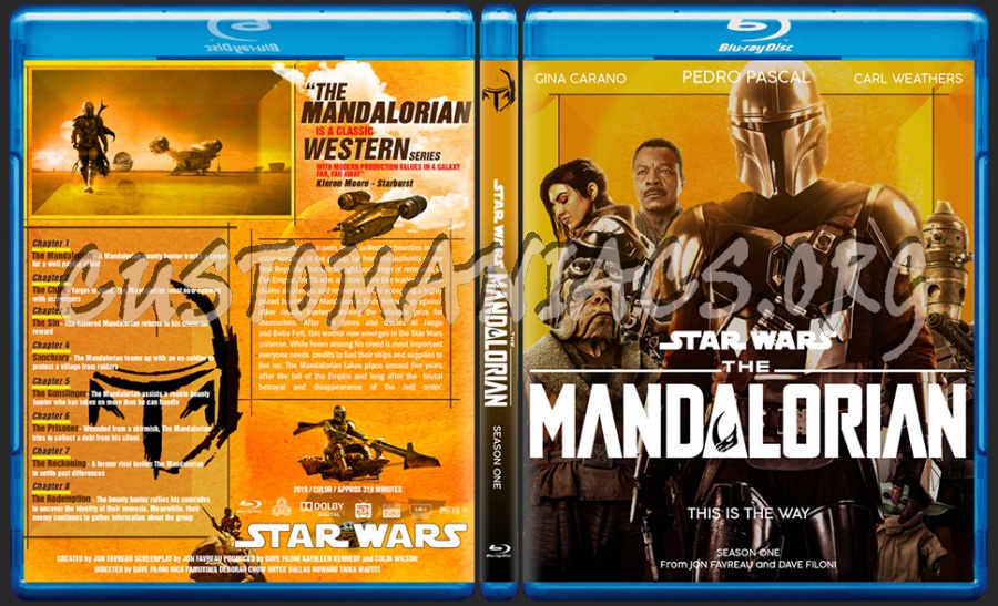 The Mandalorian blu-ray cover
