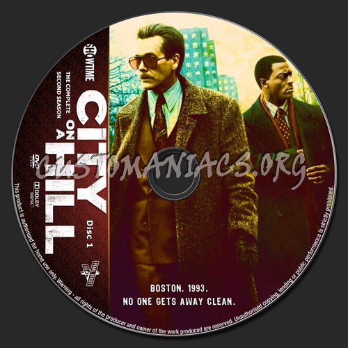 City On A Hill Season 2 dvd label