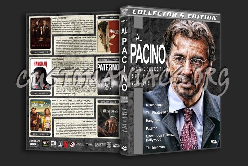 Al Pacino Film Collection - Set 9 (2016-2019) dvd cover