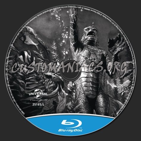 Creature from the Black Lagoon blu-ray label