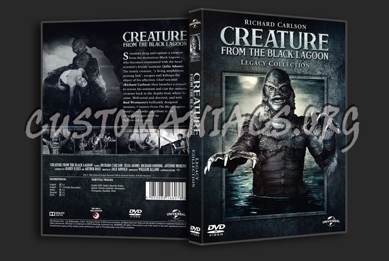 Creature from the Black Lagoon Legacy Collection dvd cover