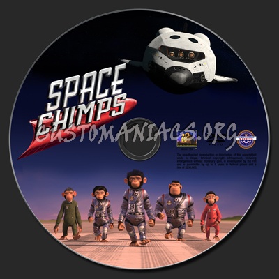 Space Chimps dvd label