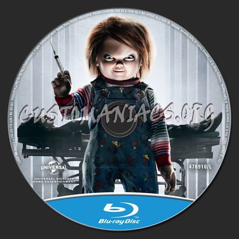 Cult of Chucky blu-ray label