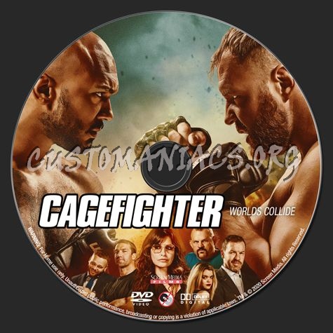 Cagefighter Worlds Collide (2020) dvd label