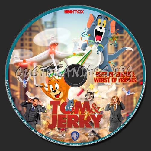 Tom & Jerry blu-ray label