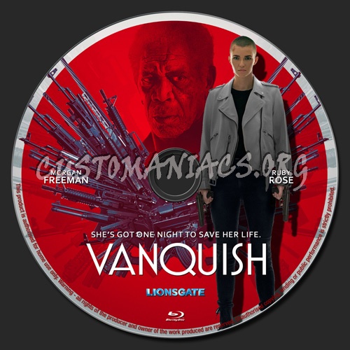 Vanquish blu-ray label