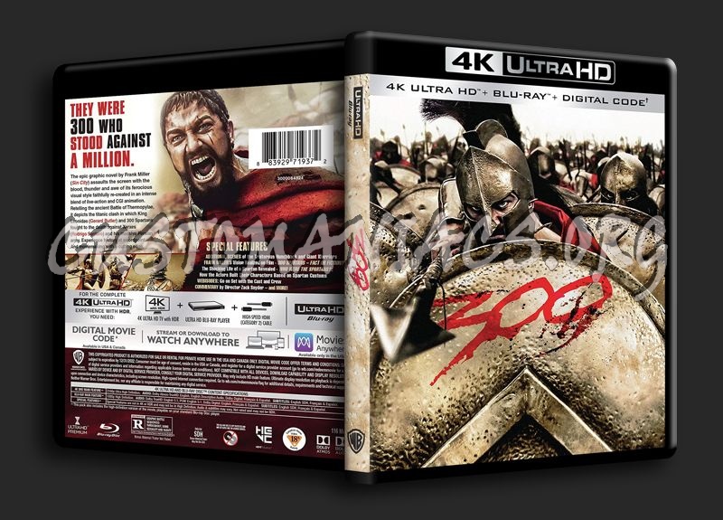 300 4k blu-ray cover