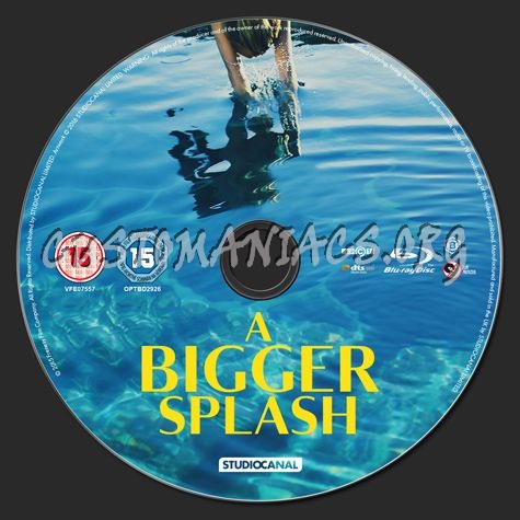 A Bigger Splash blu-ray label